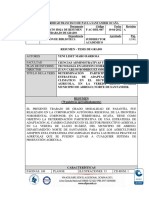 Determinación Participativa de Una Estrategia de Adaptación Al Cambio Climático en El Sector Productivo Agrícola, en La Vereda Llano Suarez, Municipio de Abrego Norte de Santander