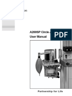 Penlon A-200 SP Circle Absorber - User Manual PDF