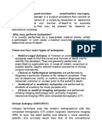 Autopsy (Post-Mortem Examination, Necropsy,: Medico-Legal Autopsy or Forensic or Coroner's