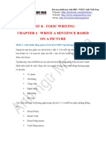Unit 8 - TOEIC Writing Chapter 1 - Write A Sentence Based On A Picture PDF