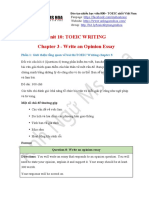 Unit 10 - TOEIC Writing Chapter 3 - Write An Opinion Essay PDF