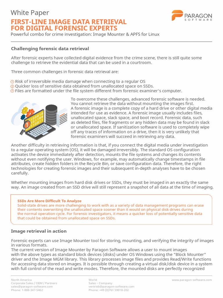Forensic Image Data Retrieval Tools | PDF | File System | Solid State Drive