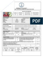 University of Calicut: PG Admission 2020 - Entrance Examination Application Form
