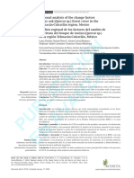 Regional Analysis of The Change Factors in The Oak (Quercus SP.) Forest Cover in The Tehuacán-Cuicatlán Region, Mexico