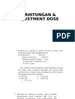 PERHITUNGAN & Adjustment Dose