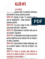 Taller No1 sobre la economía y su sentido