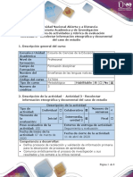 Guía de actividades y rúbrica de evaluación - Actividad 3 - Recolectar información etnográfica y documental del caso de estudio