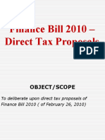 Finance Bill 2010