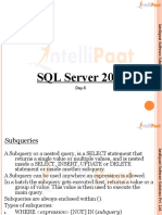 SQL Developer Lecture 13 PDF