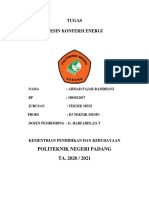 Tugas Mesin Konfersi Energi, Ahmad Fajar Ramdhani BP 1801012017 PDF