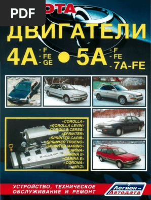 Toyota Motor 4A 5A 7A Manual Reparacion Ruso | PDF