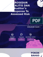 Kelompok 5 - Prosedur Analitis Dan Auditor's Response To Assessed Risk (Pemeriksaan Audit Lanjutan)