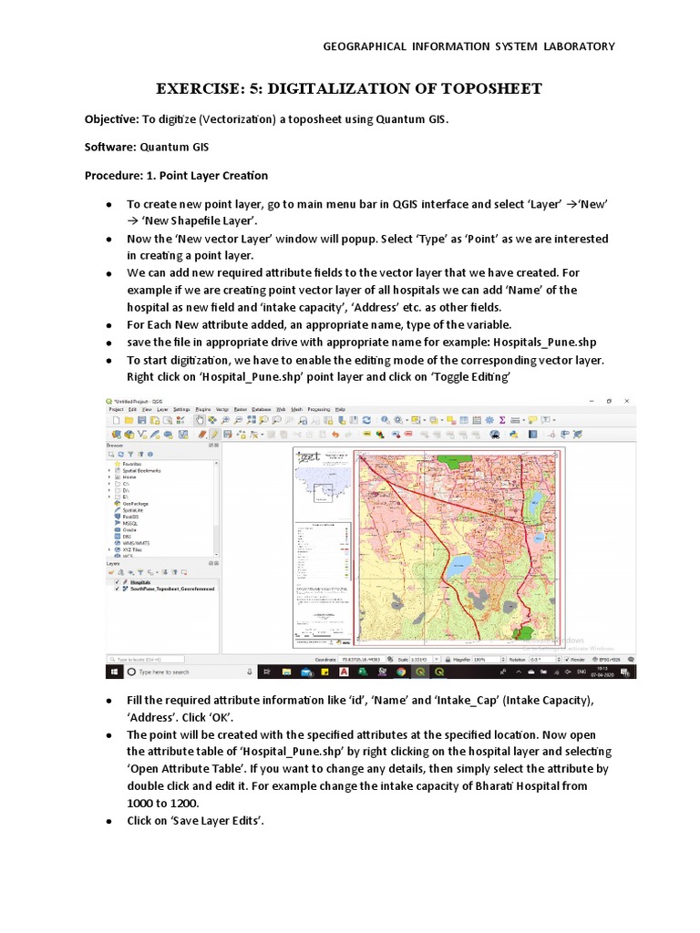 Exercise 5 & 6 | PDF | Geographic Information System | Button (Computing)