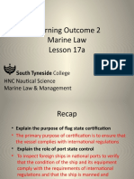 Learning Outcome 2 Marine Law Lesson 17a