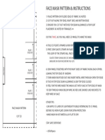 Face Mask Pattern Instructions