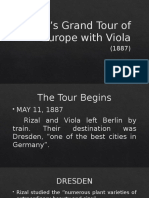 Rizal's Grand Tour of Europe With Viola