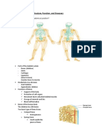 A. Skeletal System (Structure, Function, and Diseases)