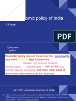 New Economic Policy of India: R.P.Singh