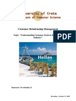 Paper Understanding Customer Needs in the Tourism Industry Group D1l