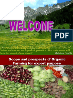 Organic Farming Export Prospects