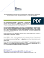 Recommandations UNICLIMA Covid19 V2