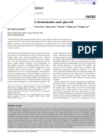 Vo2sbsno2 Composite Thermochromic Smart Glass Foil