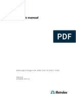 Column Manual: Metrosep A Supp 4 (6.1006.XX0 / 6.01021.XX0)