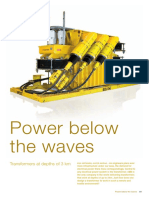 Power Below The Waves: Transformers at Depths of 3 KM