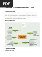 Fast Track IT Placement Developer - Java: Program Overview