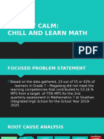 Project Calm: Chill and Learn Math