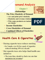 Demand Analysis: Demand Relationships The Price Elasticity of Demand