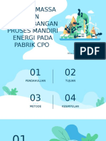 Kelompok 6 PTP - Pengembangan Pabrik CPO Mandiri Energi