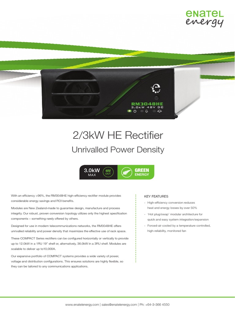 Telecom Power Solutions | PDF | Alternating Current | Rectifier