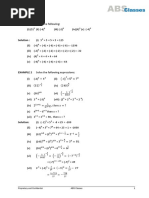 EXAMPLE 1 Solve The Following:: QA - Indices Examples