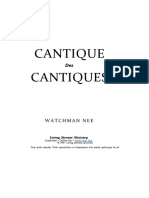 CANTIQUE Des Cantiques. Watchman Nee PDF