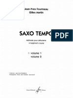 Fourmeau _ Martin - Saxo Tempo - Volume 1 [Alto Sax]
