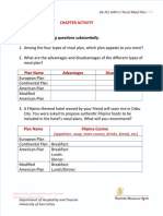 Answer The Following Questions Substantially.: Chapter Activity