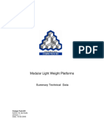 2-Modular Light Weight Platforms Technical Data Version 1