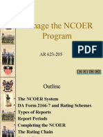 Manage the Ncoer Programs