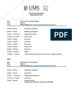 Tentative Program ZOOKATHON