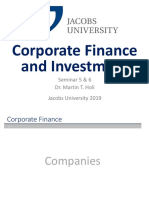 Types & Sizes of Companies - Corporate Finance Seminar