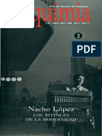 Alquimia. No. 2. Nacho López. Los Rituales de La Modernidad (Ene-Abr, 1998) PDF