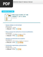 EMC Chirurgie Orale Et Maxillo-Faciale MAJ IV 2016 PDF