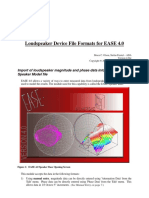 EASE 4.0 Loudspeaker Device File Formats V4.04e