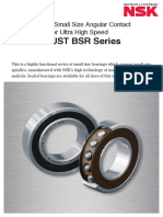 Nskrobust BSR Series: High Precision Small Size Angular Contact Ball Bearings For Ultra High Speed