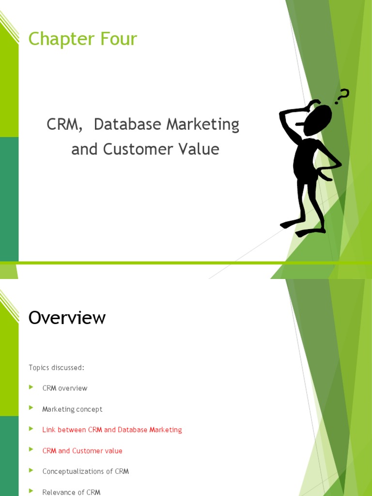 CRM and Database Marketing Insights | PDF | Customer Relationship ...