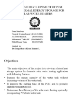 Design and Developement of PCM Based Thermal Energy Storage For Solar Water Heaters