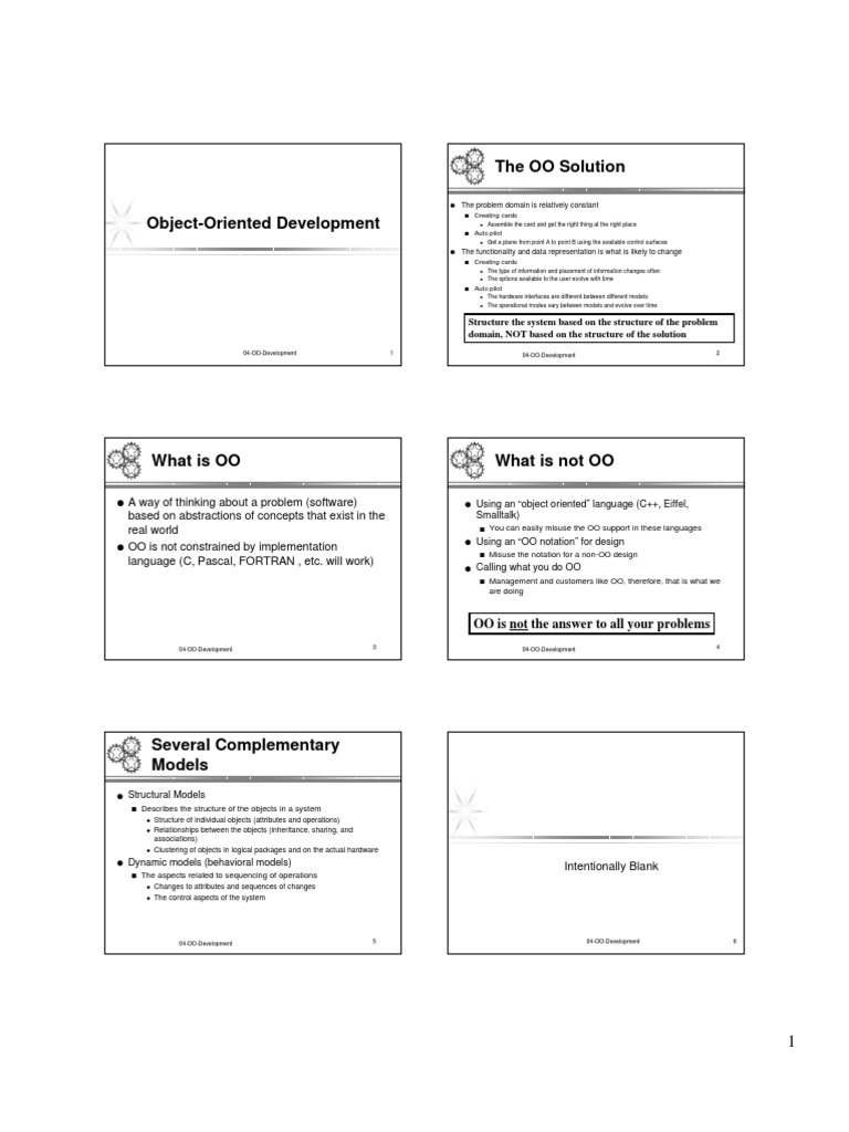Understanding the OO Development Process | PDF | Object Oriented ...
