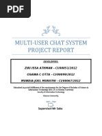 Multi-User Chat System Project Report