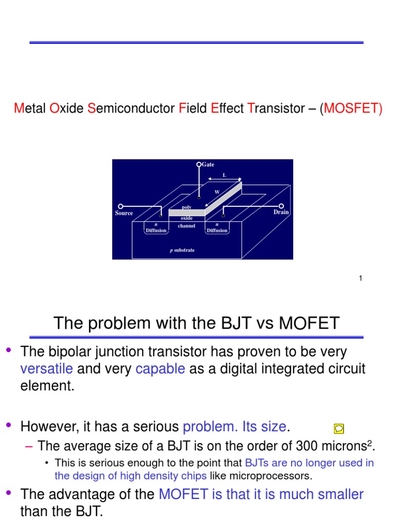 MOSFET Basics and Operation Explained | PDF | Field Effect Transistor ...